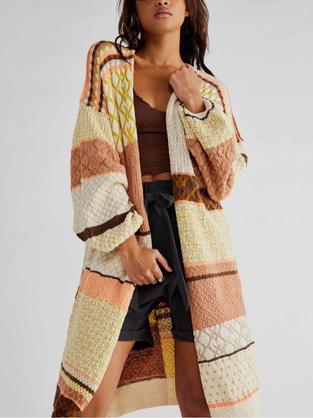 Free People Love and Kisses Duster Cardigan